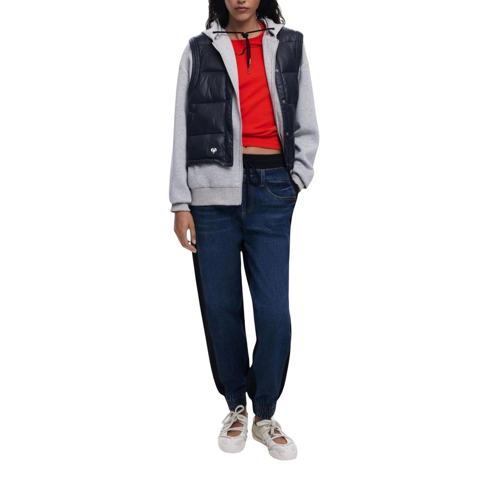 Desigual Blue Cotton Joggers (Workout Pants) - ClickThatClicks 