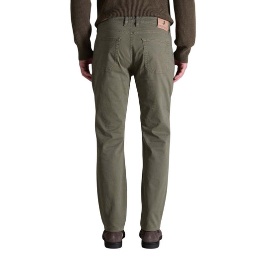 Jeckerson Green Cotton Skinny Pants - ClickThatClicks 