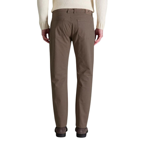 Jeckerson Brown Cotton Skinny Pants - ClickThatClicks 