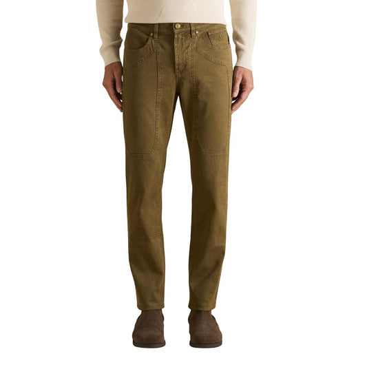 Jeckerson Brown Cotton Skinny Jeans - ClickThatClicks 