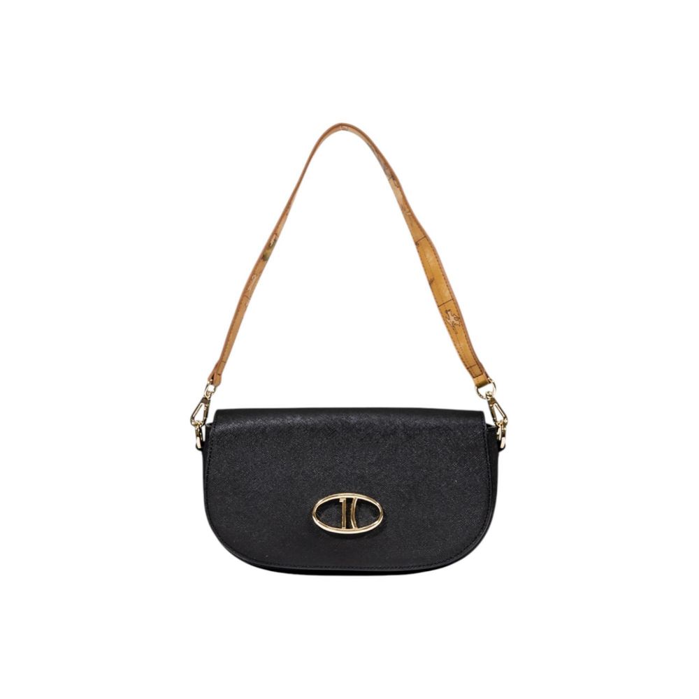 Alviero Martini Prima Classe Black Pvc Handbag - ClickThatClicks 