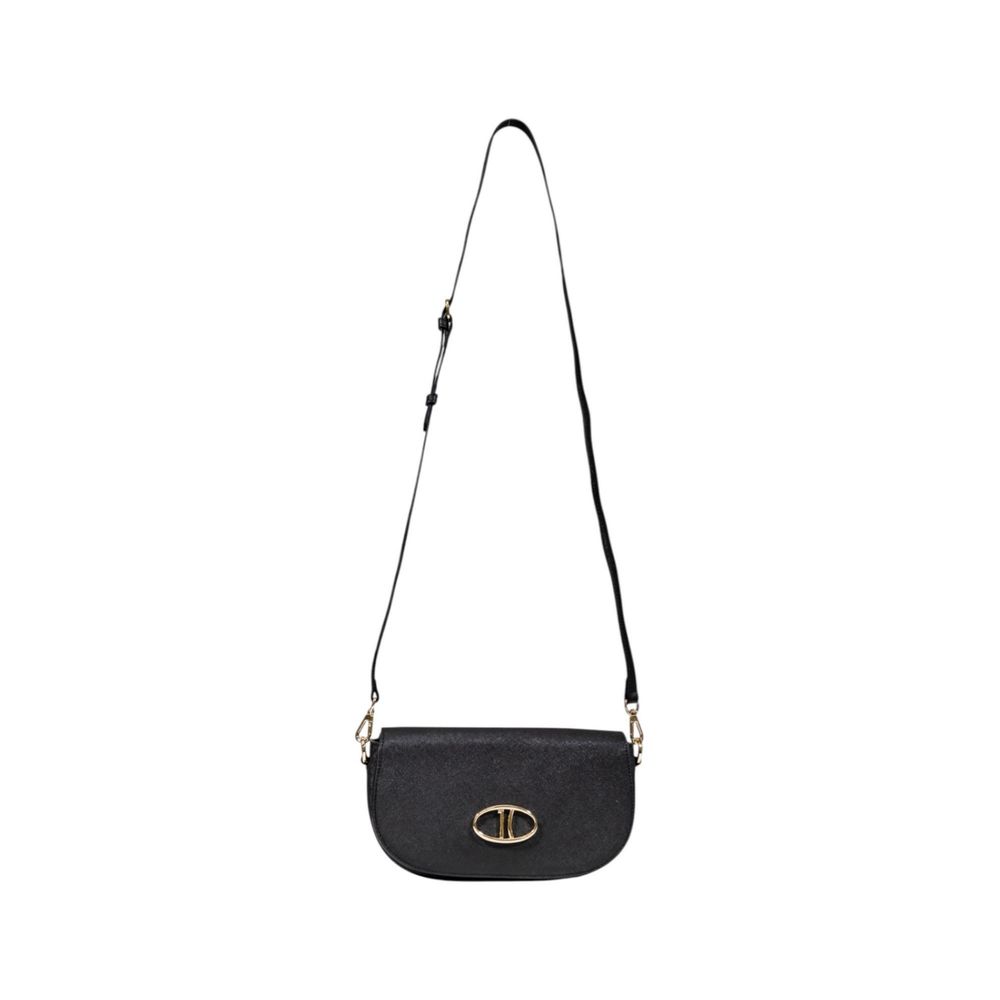 Alviero Martini Prima Classe Black Pvc Handbag - ClickThatClicks 