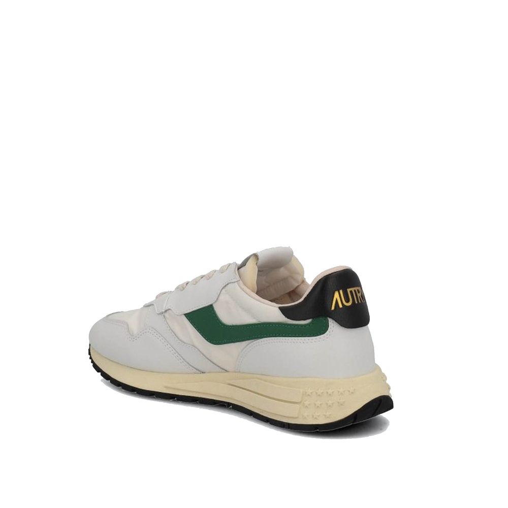 Autry White Leather Athletic Sneakers - ClickThatClicks 