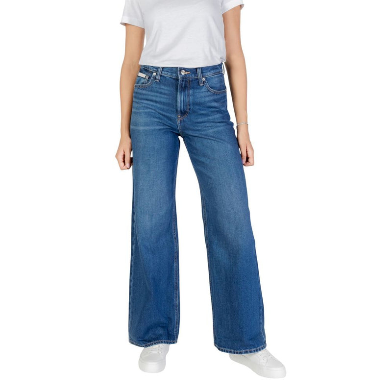 Calvin Klein Jeans Blue Cotton Boyfriend Jeans - ClickThatClicks 