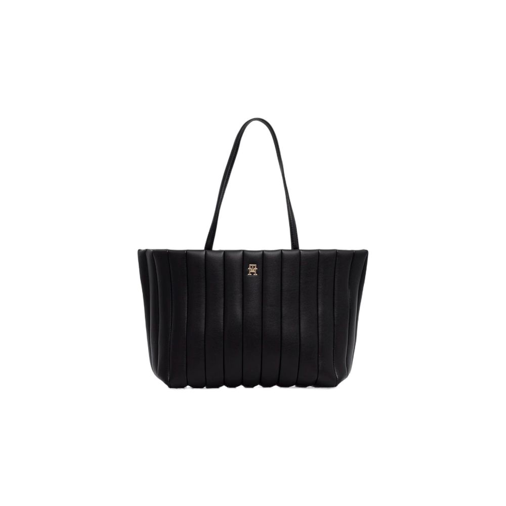 Tommy Hilfiger Black Polyethylene Handbag - ClickThatClicks 