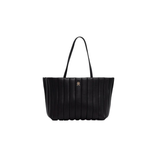 Tommy Hilfiger Black Polyethylene Handbag - ClickThatClicks 