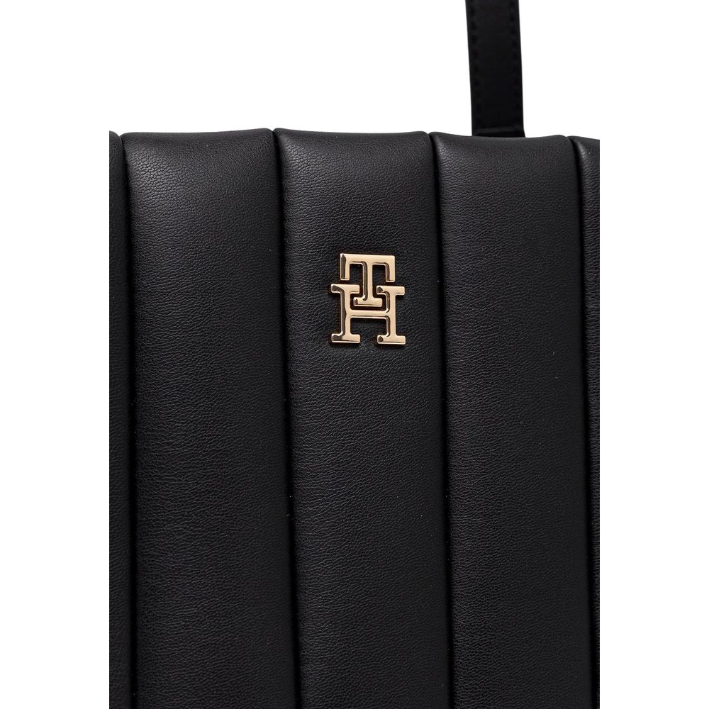 Tommy Hilfiger Black Polyethylene Handbag - ClickThatClicks 