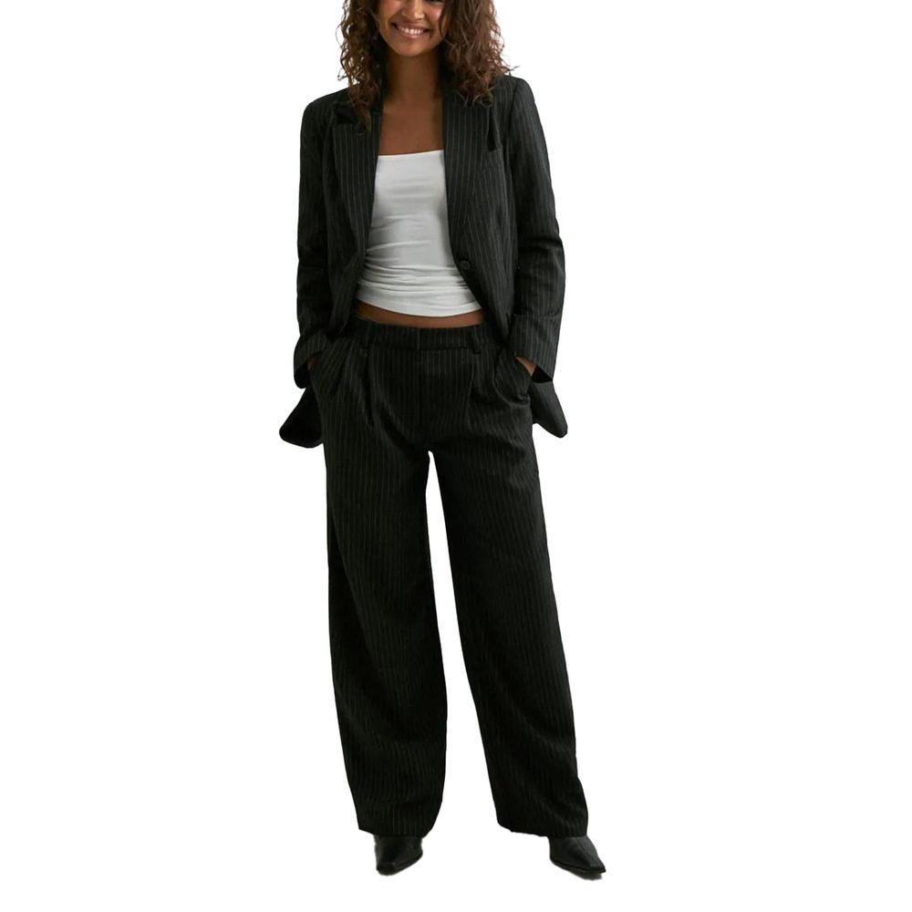 Only Black Recycled Polyester Blazer - ClickThatClicks 