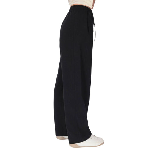 County of Milan Black Cotton Joggers (Workout Pants) - ClickThatClicks 