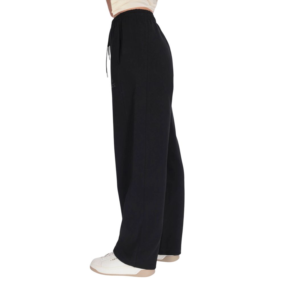 County of Milan Black Cotton Joggers (Workout Pants) - ClickThatClicks 