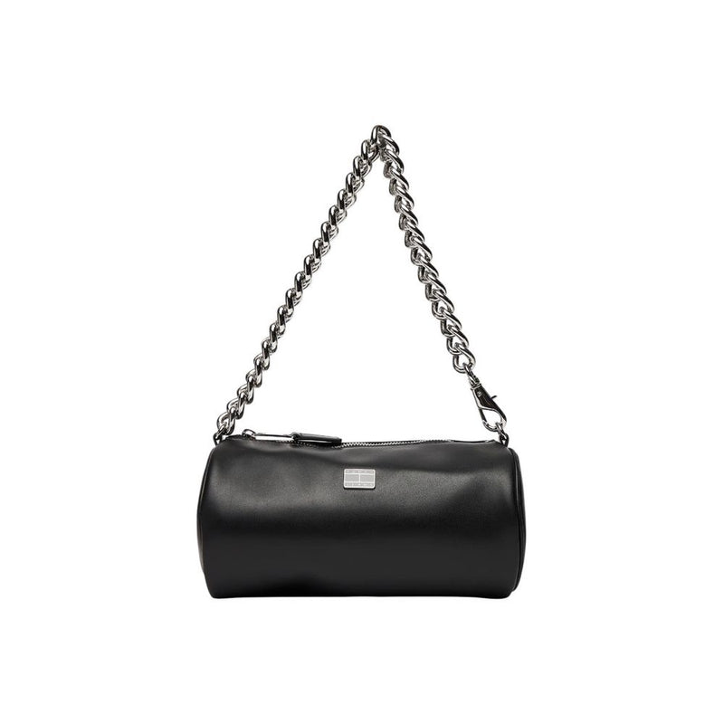 Tommy Hilfiger Jeans Black Artificial Leather Handbag - ClickThatClicks 