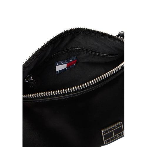 Tommy Hilfiger Jeans Black Artificial Leather Handbag - ClickThatClicks 