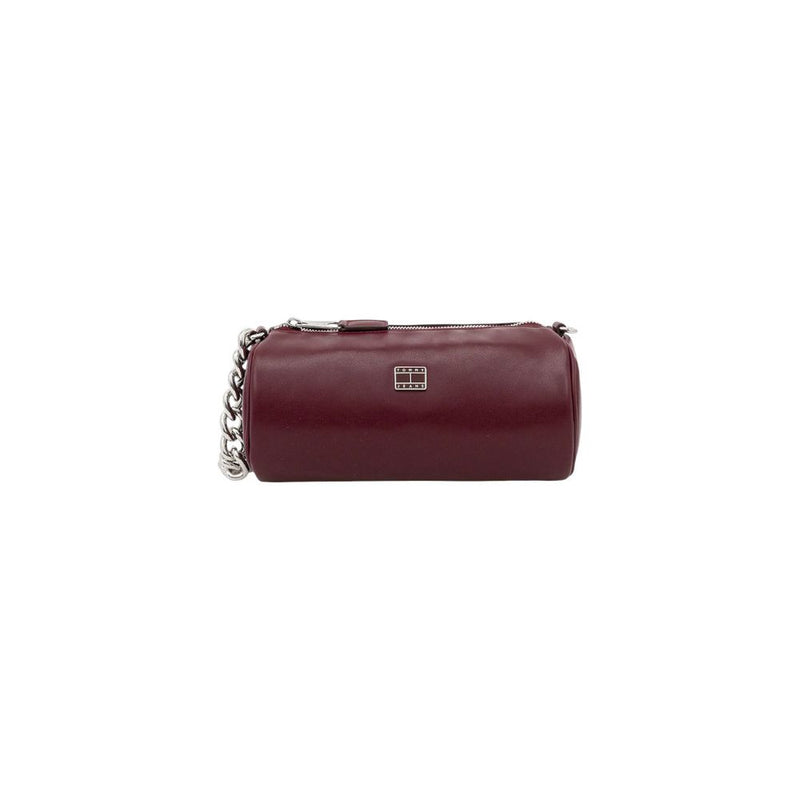 Tommy Hilfiger Jeans Bordeaux Artificial Leather Handbag - ClickThatClicks 