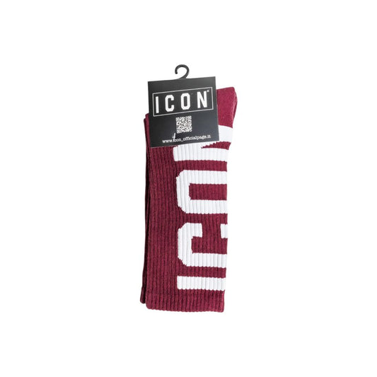Icon Bordeaux Cotton Socks - ClickThatClicks 
