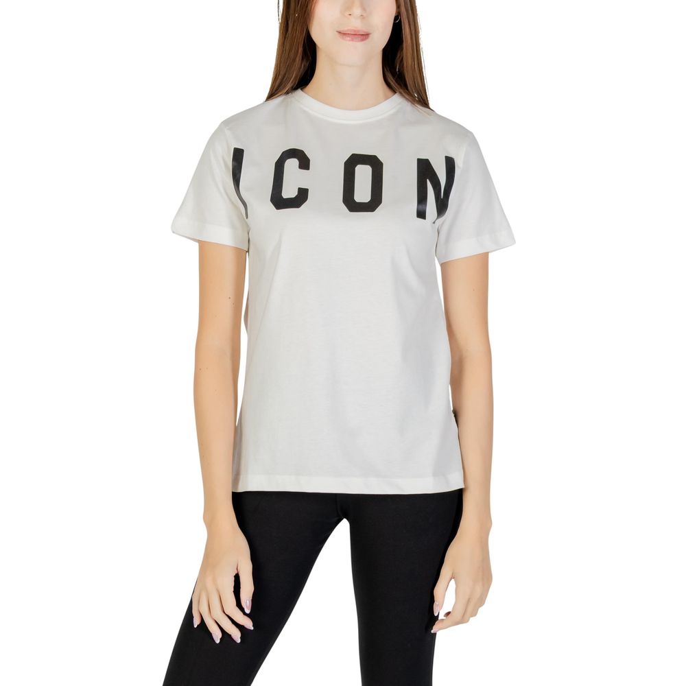 Icon Cream Cotton T-Shirt - ClickThatClicks 