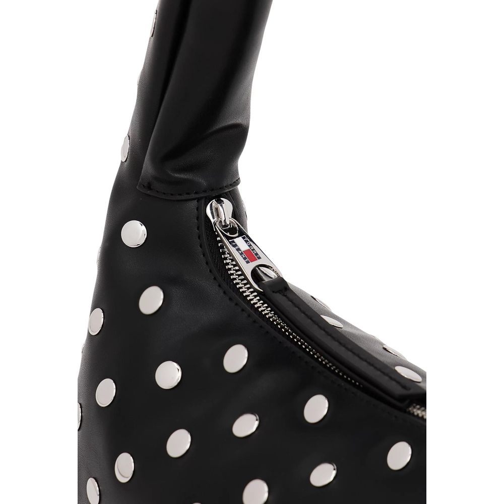 Tommy Hilfiger Jeans Black Polyethylene Handbag - ClickThatClicks 