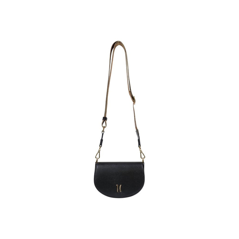Alviero Martini Prima Classe Black Leather Handbag - ClickThatClicks 