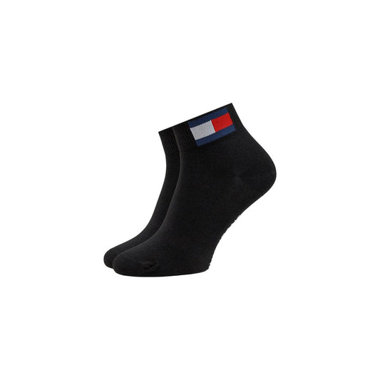 Tommy Hilfiger Jeans Black Cotton Socks - ClickThatClicks 
