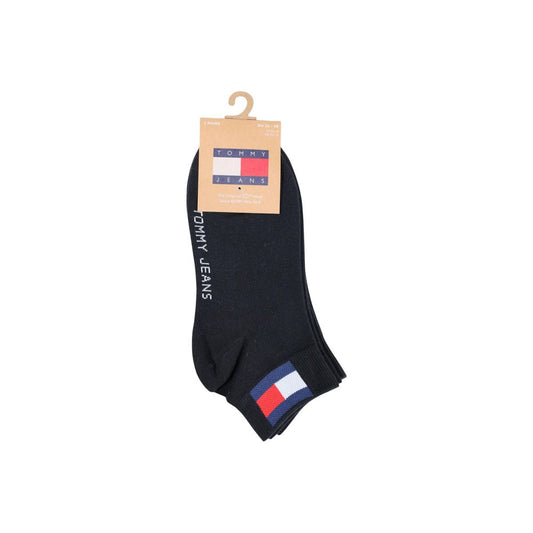 Tommy Hilfiger Jeans Black Cotton Socks - ClickThatClicks 