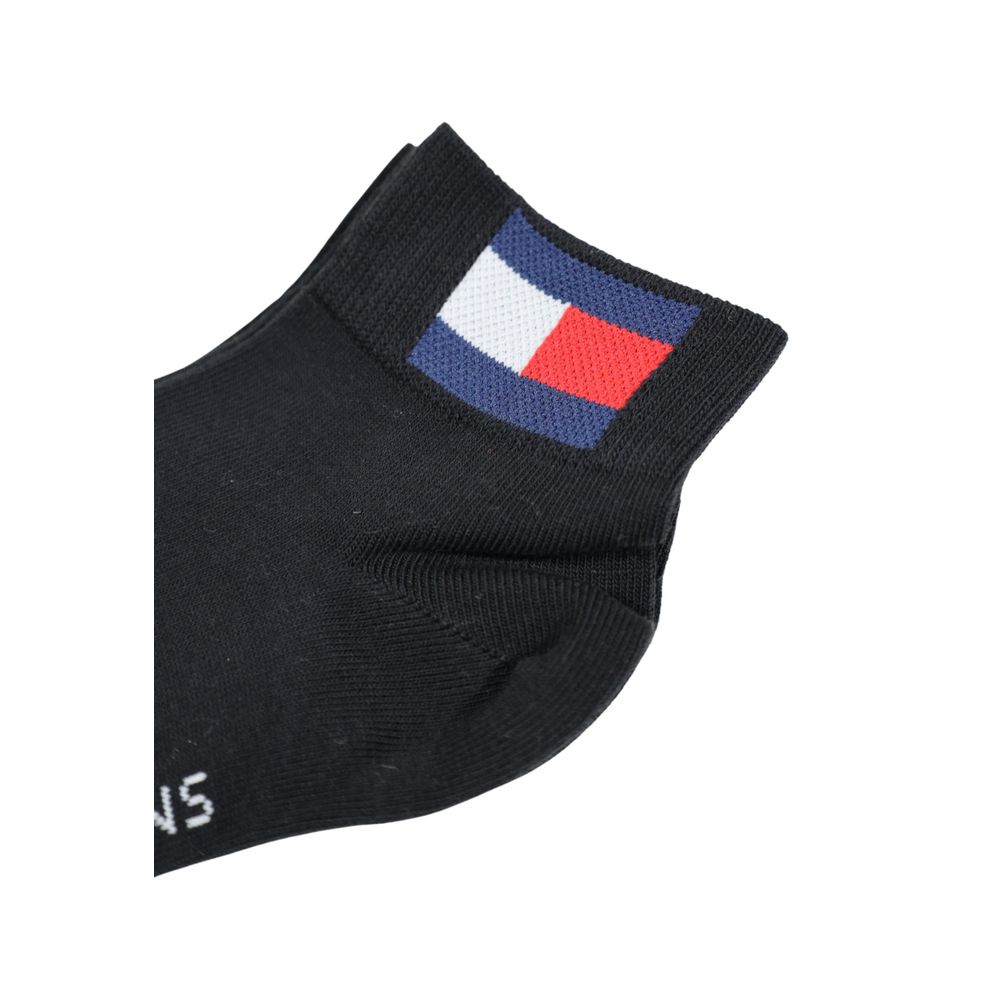 Tommy Hilfiger Jeans Black Cotton Socks - ClickThatClicks 