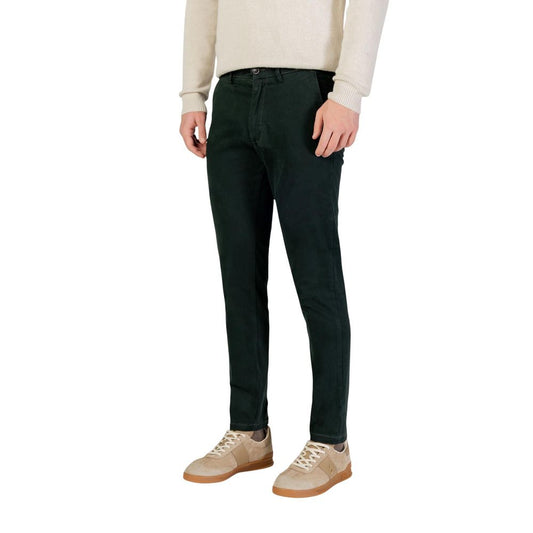 Borghese Green Cotton Skinny Pants - ClickThatClicks 