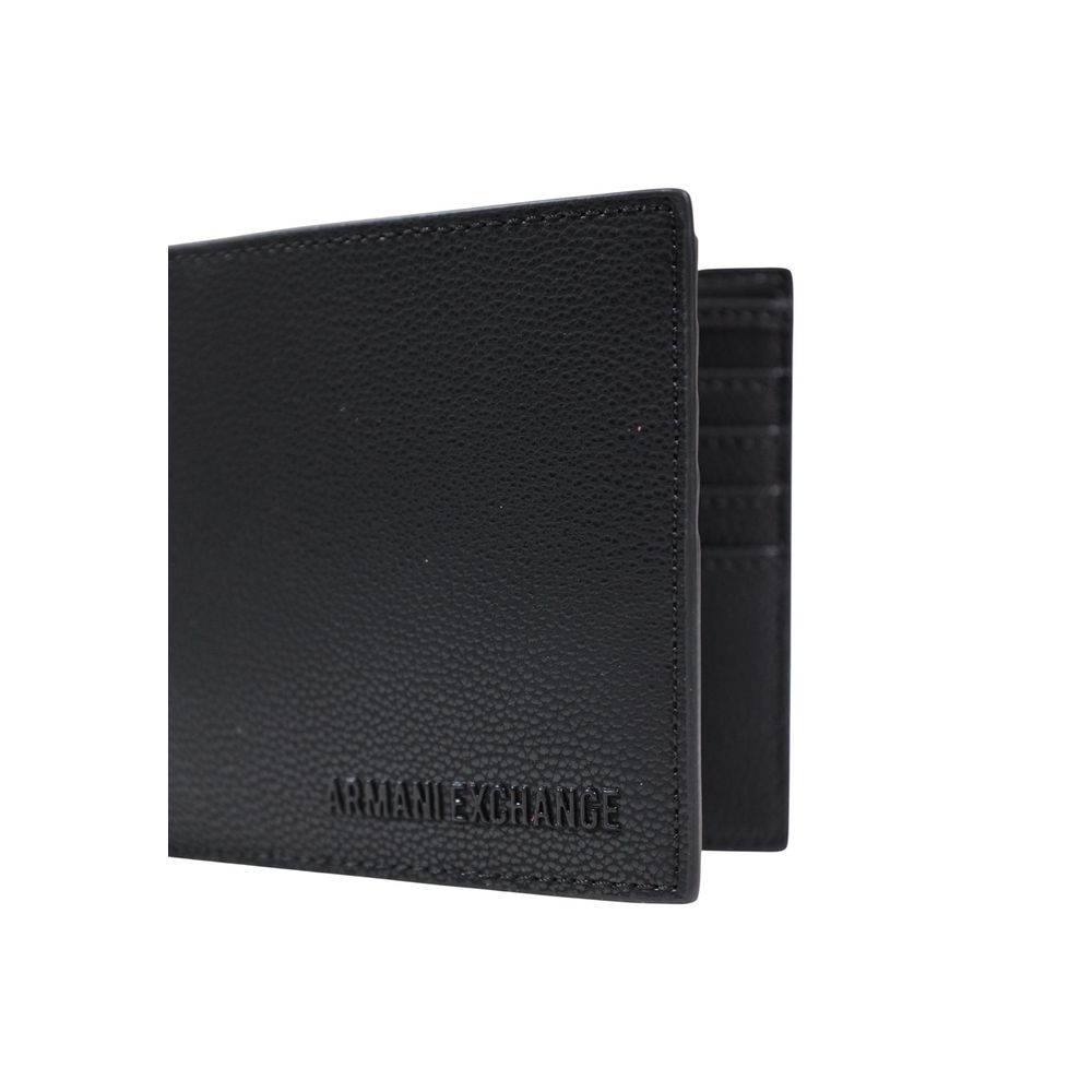 Armani Exchange Black Polyester Wallet - ClickThatClicks 