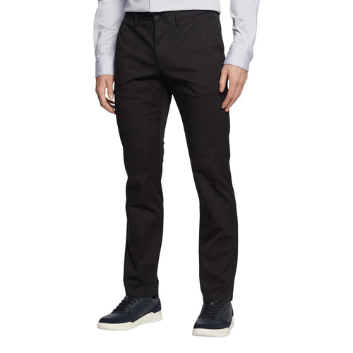 Tommy Hilfiger Black Recycled Cotton Casual Pants - ClickThatClicks 
