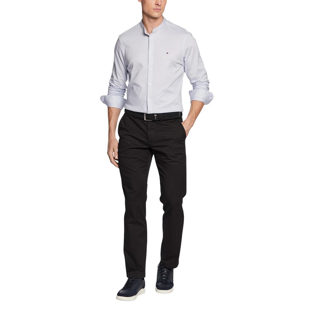Tommy Hilfiger Black Recycled Cotton Casual Pants - ClickThatClicks 