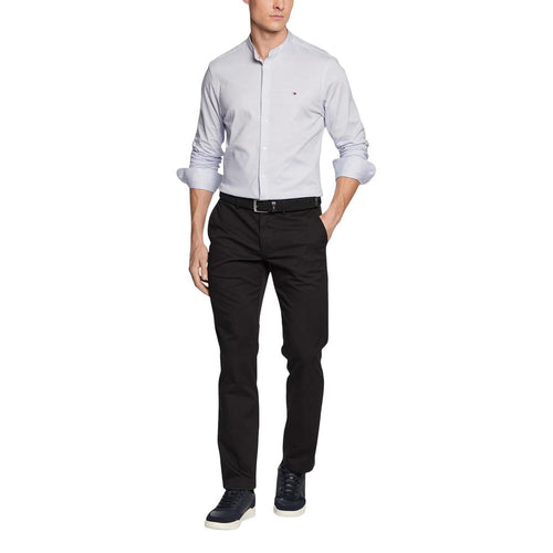 Tommy Hilfiger Black Recycled Cotton Casual Pants - ClickThatClicks 