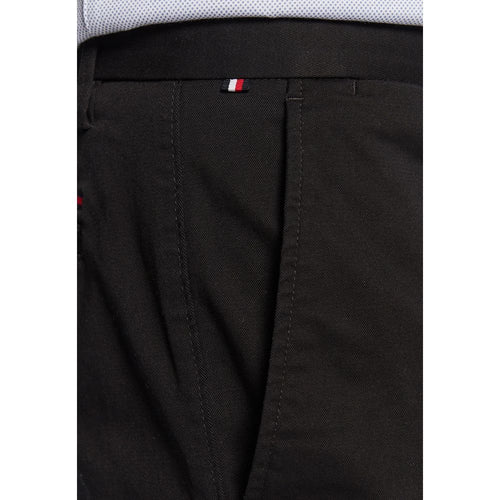 Tommy Hilfiger Black Recycled Cotton Casual Pants - ClickThatClicks 