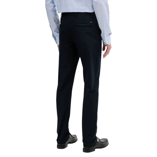 Tommy Hilfiger Blue Polyester Casual Pants - ClickThatClicks 
