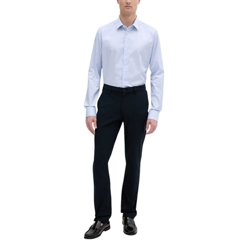 Tommy Hilfiger Blue Polyester Casual Pants - ClickThatClicks 