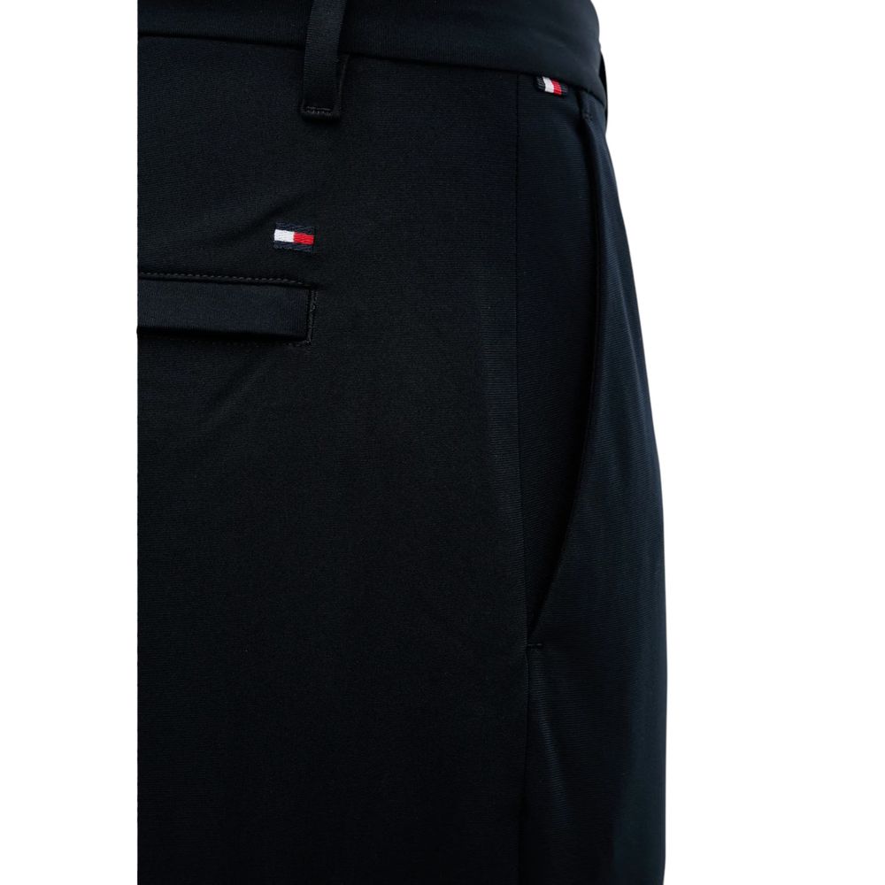 Tommy Hilfiger Blue Polyester Casual Pants - ClickThatClicks 