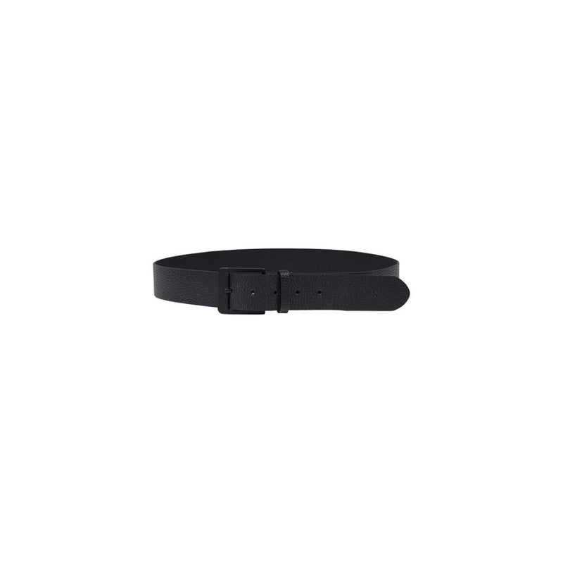 Calvin Klein Black Leather Regular Belt - ClickThatClicks 