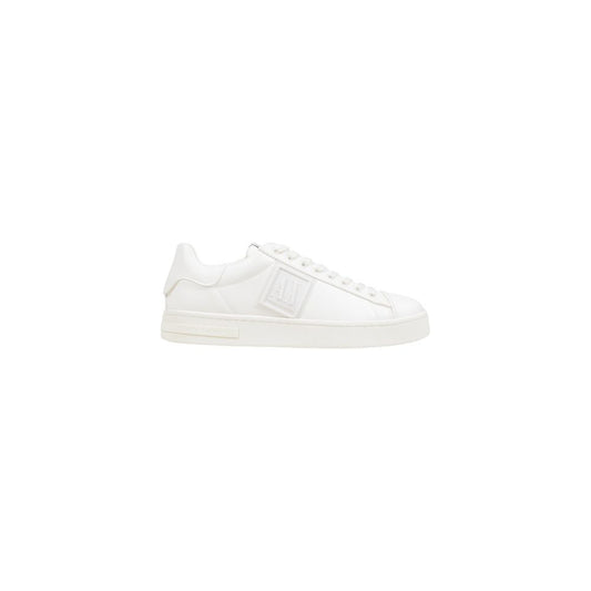 Armani Exchange White Polyester Low Top Sneakers - ClickThatClicks 