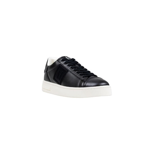 Armani Exchange Black Polyester Low Top Sneakers - ClickThatClicks 
