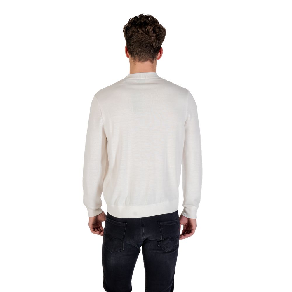 Armani Exchange White Marabou Sweatshirt - ClickThatClicks 