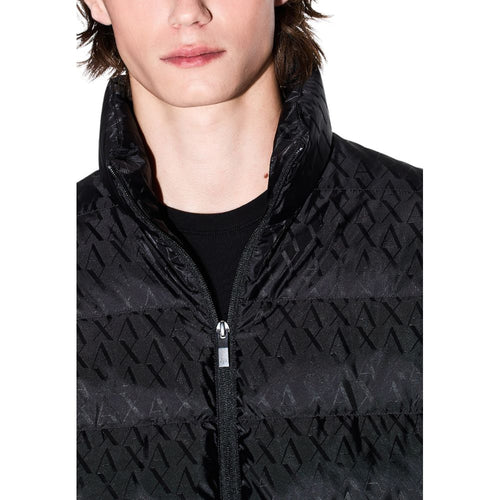Armani Exchange Black Polyamide Coat - ClickThatClicks 