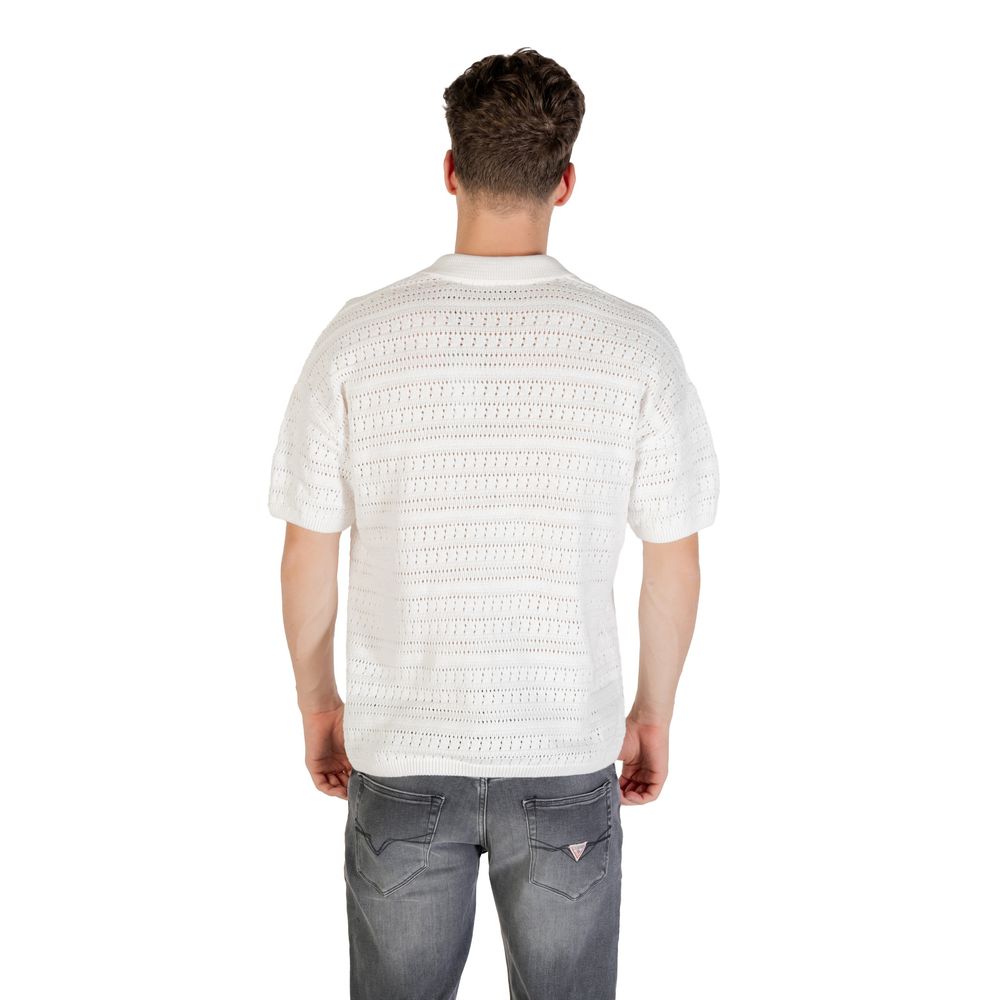 Only & Sons White Cotton Shortsleeve Shirt - ClickThatClicks 