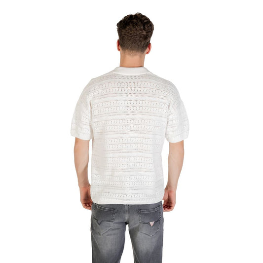 Only & Sons White Cotton Shortsleeve Shirt - ClickThatClicks 