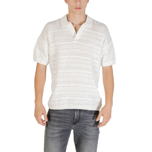 Only & Sons White Cotton Shortsleeve Shirt - ClickThatClicks 