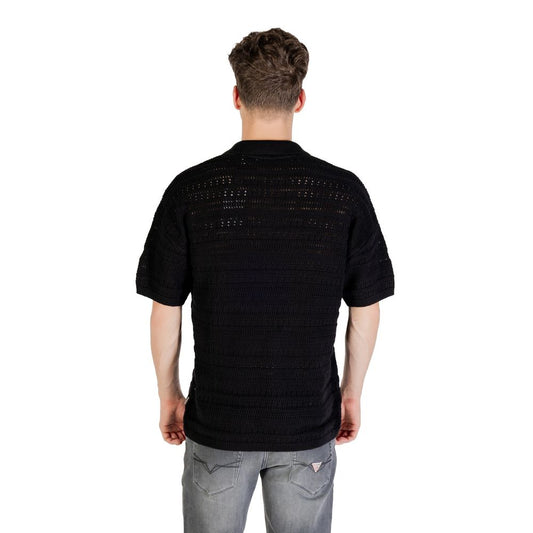 Only & Sons Black Cotton Polo Shirt - ClickThatClicks 