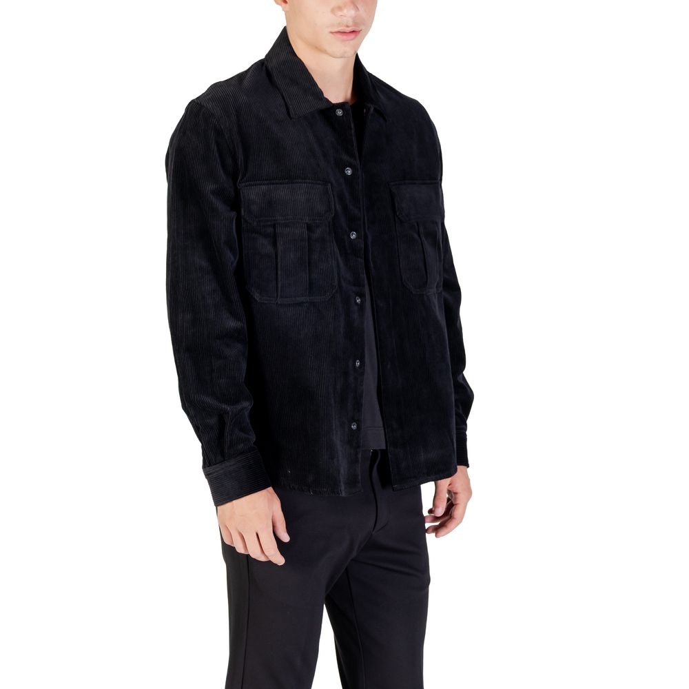 Antony Morato Black Cotton Shirt - ClickThatClicks 