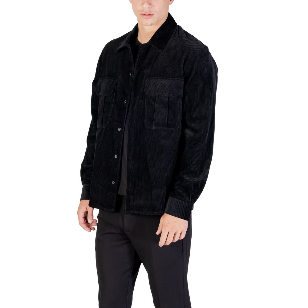 Antony Morato Black Cotton Shirt - ClickThatClicks 