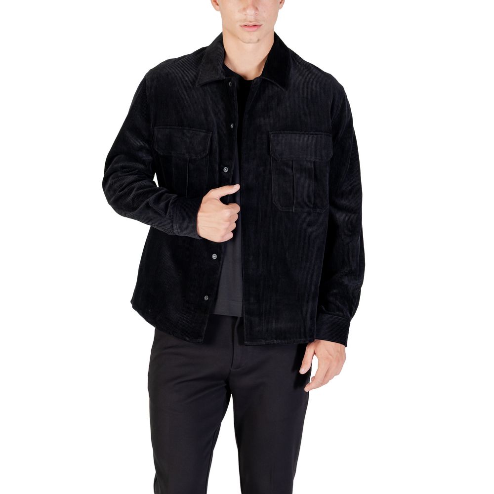 Antony Morato Black Cotton Shirt - ClickThatClicks 