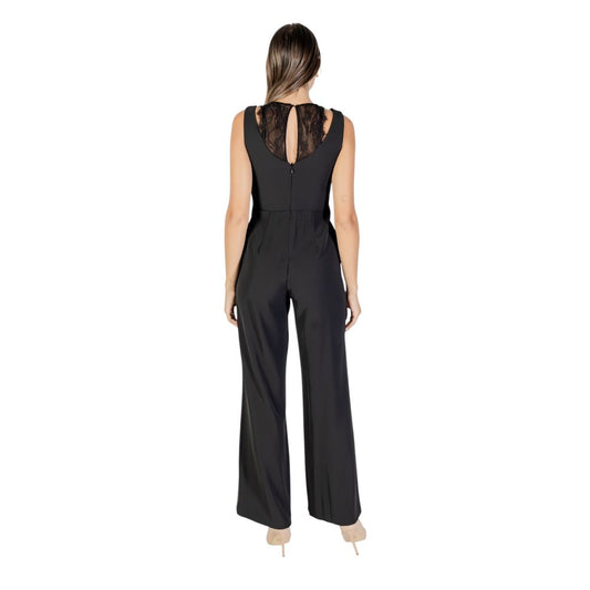 Rinascimento Black Polyester Jumpsuit - ClickThatClicks 