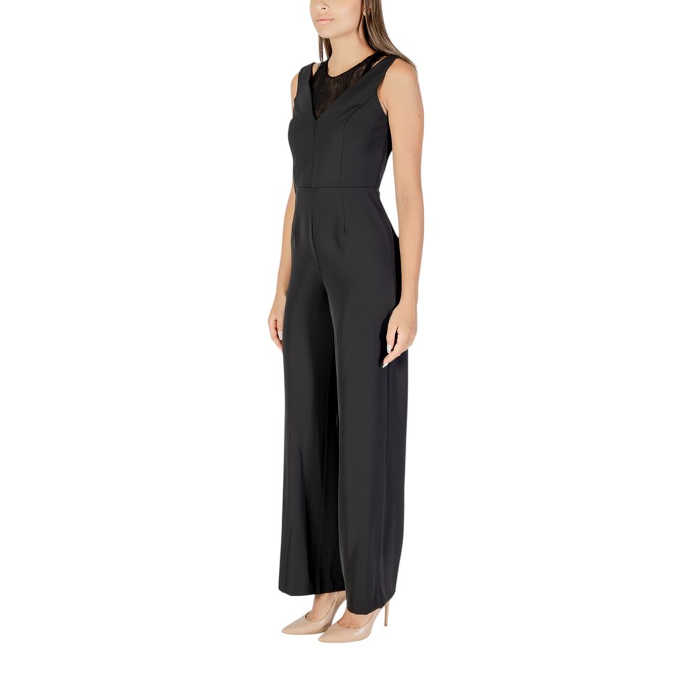 Rinascimento Black Polyester Jumpsuit - ClickThatClicks 