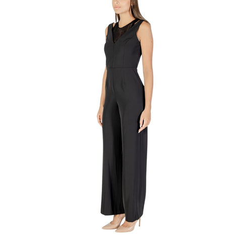 Rinascimento Black Polyester Jumpsuit - ClickThatClicks 