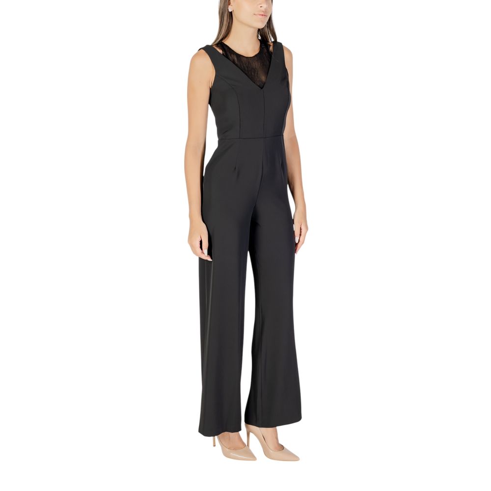 Rinascimento Black Polyester Jumpsuit - ClickThatClicks 