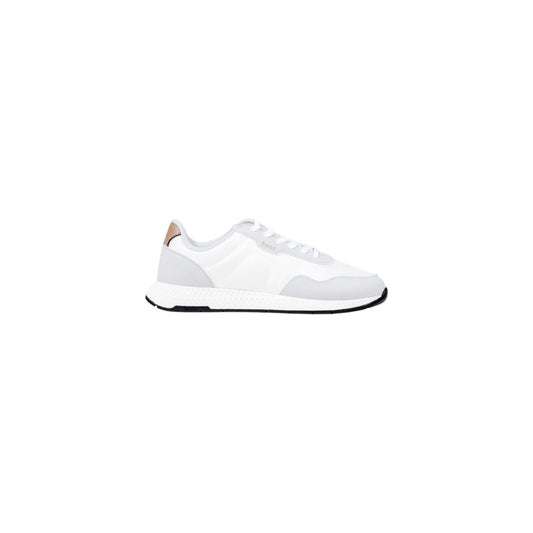 Hugo Boss White Polyester Athletic Sneakers - ClickThatClicks 